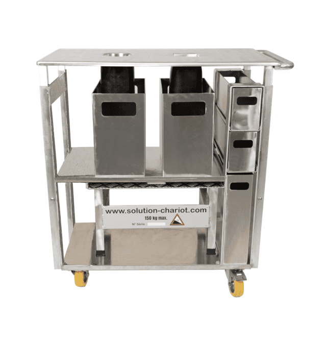 JASMIN PROFESSIONAL ERGONOMIC NON-MECHANIZED WORK TROLLEY