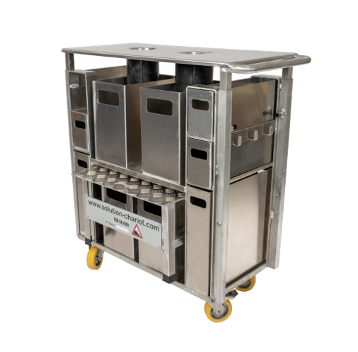 JASMIN PROFESSIONAL ERGONOMIC NON-MECHANIZED WORK TROLLEY