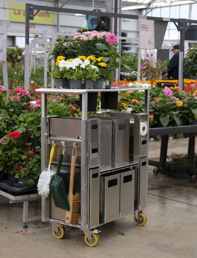 JASMIN PROFESSIONAL ERGONOMIC NON-MECHANIZED WORK TROLLEY